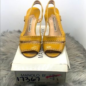 Manila Blahnik size 36/5.5 used
